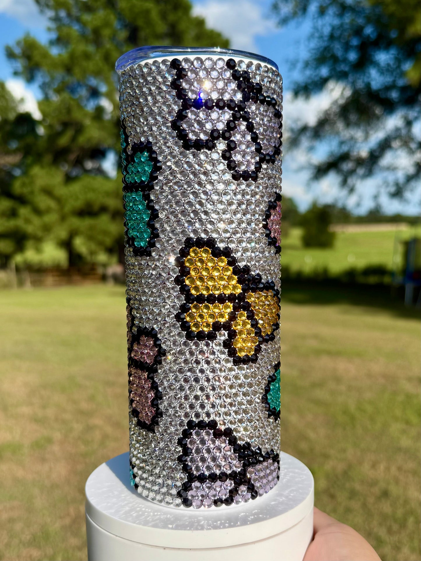 Butterfly Rhinestone Tumbler
