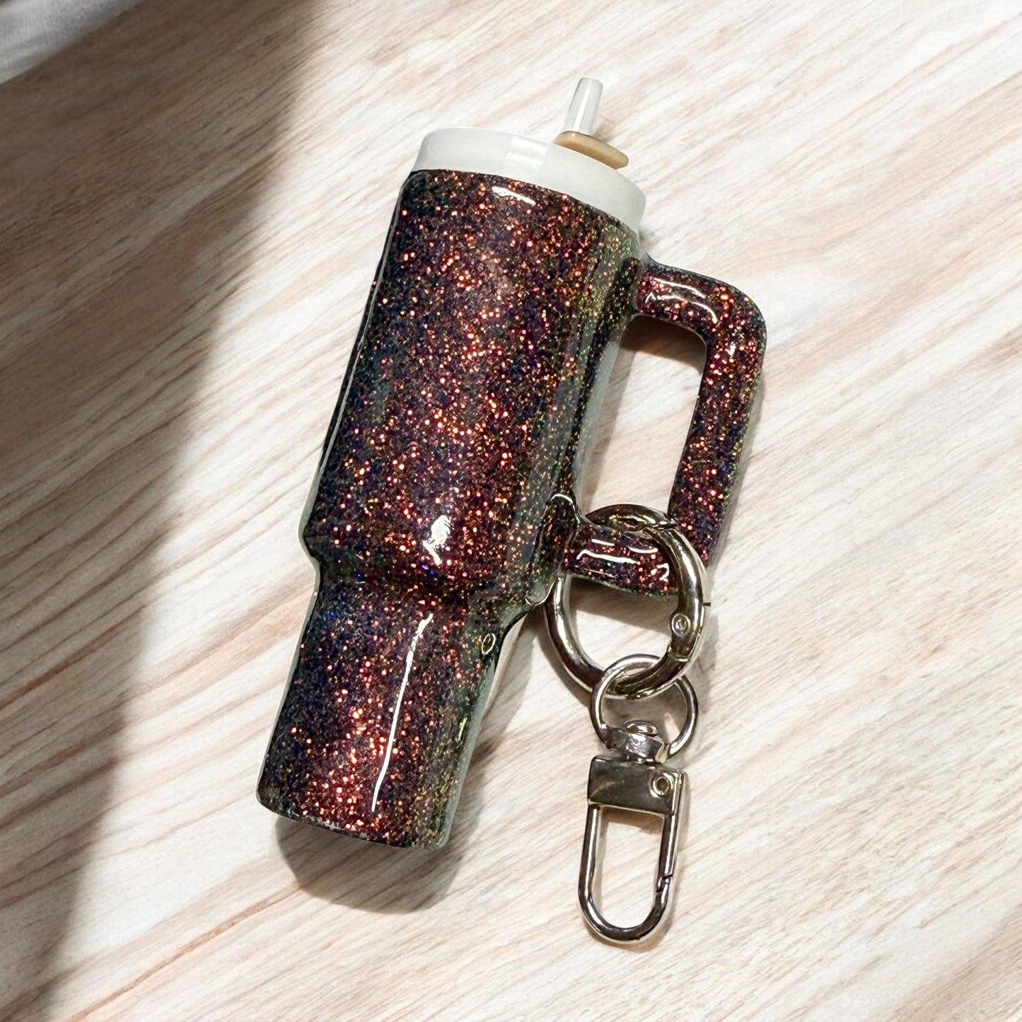 Brown Shift Mini Tumbler Chapstick Holder