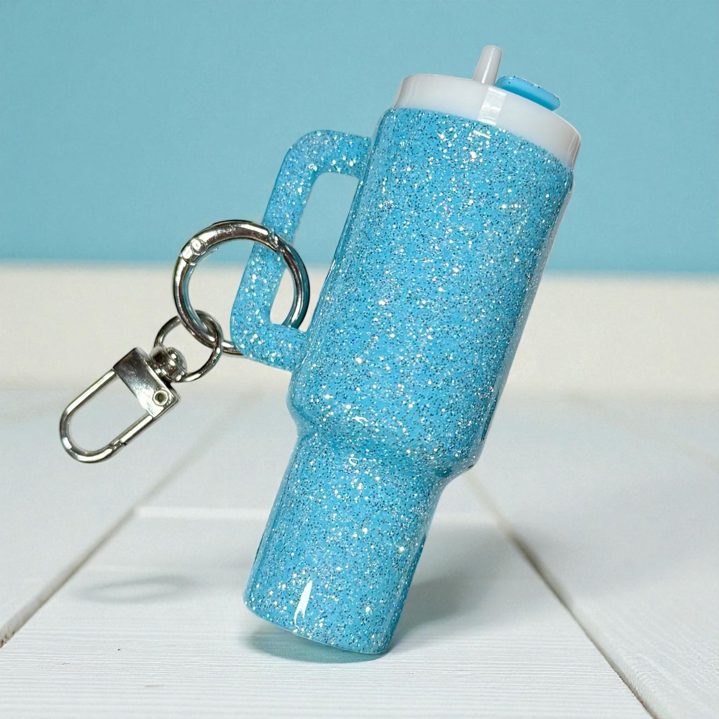 Light Blue Mini Tumbler Chapstick Holder
