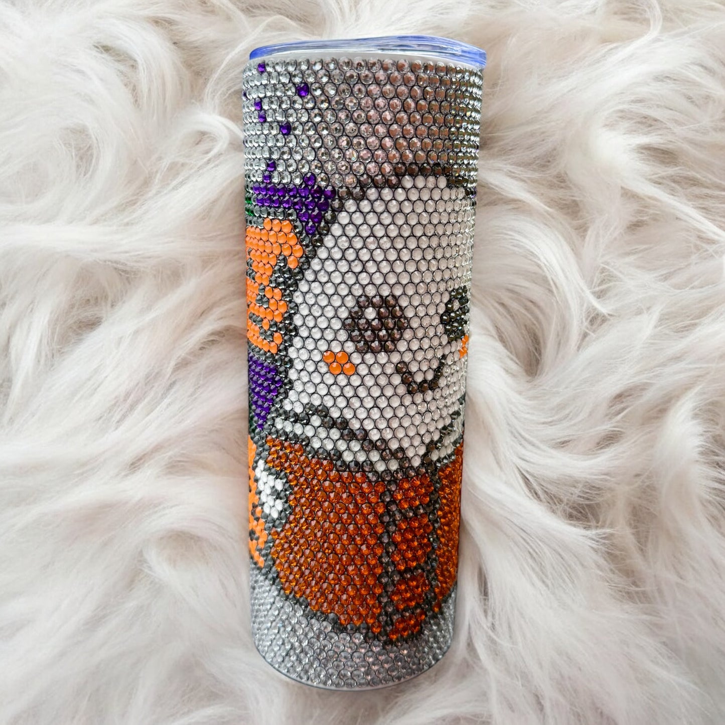 Bookish Ghost Rhinestone Tumbler