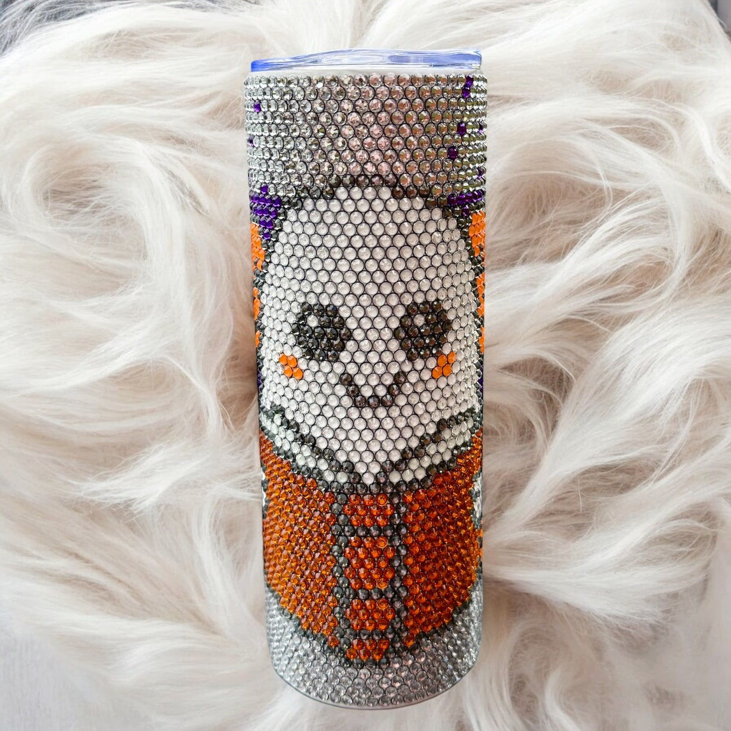 Bookish Ghost Rhinestone Tumbler