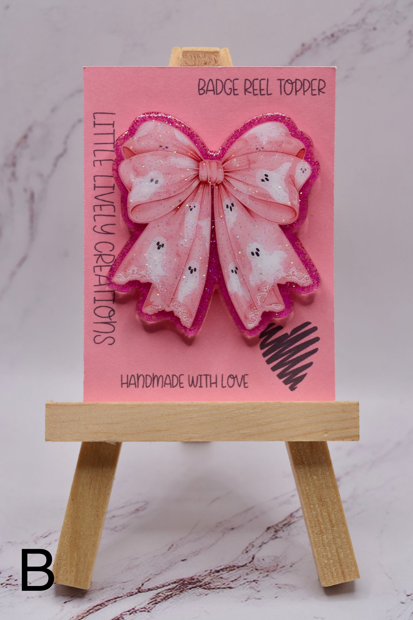 Ghosty Pink Bow