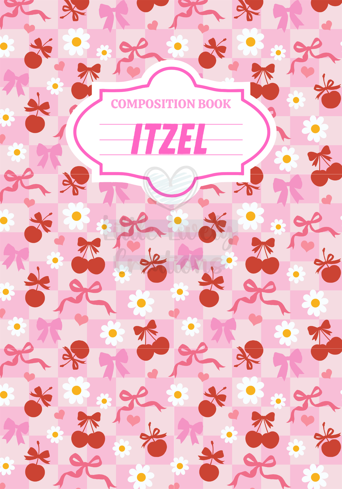 Personalized Composition Book