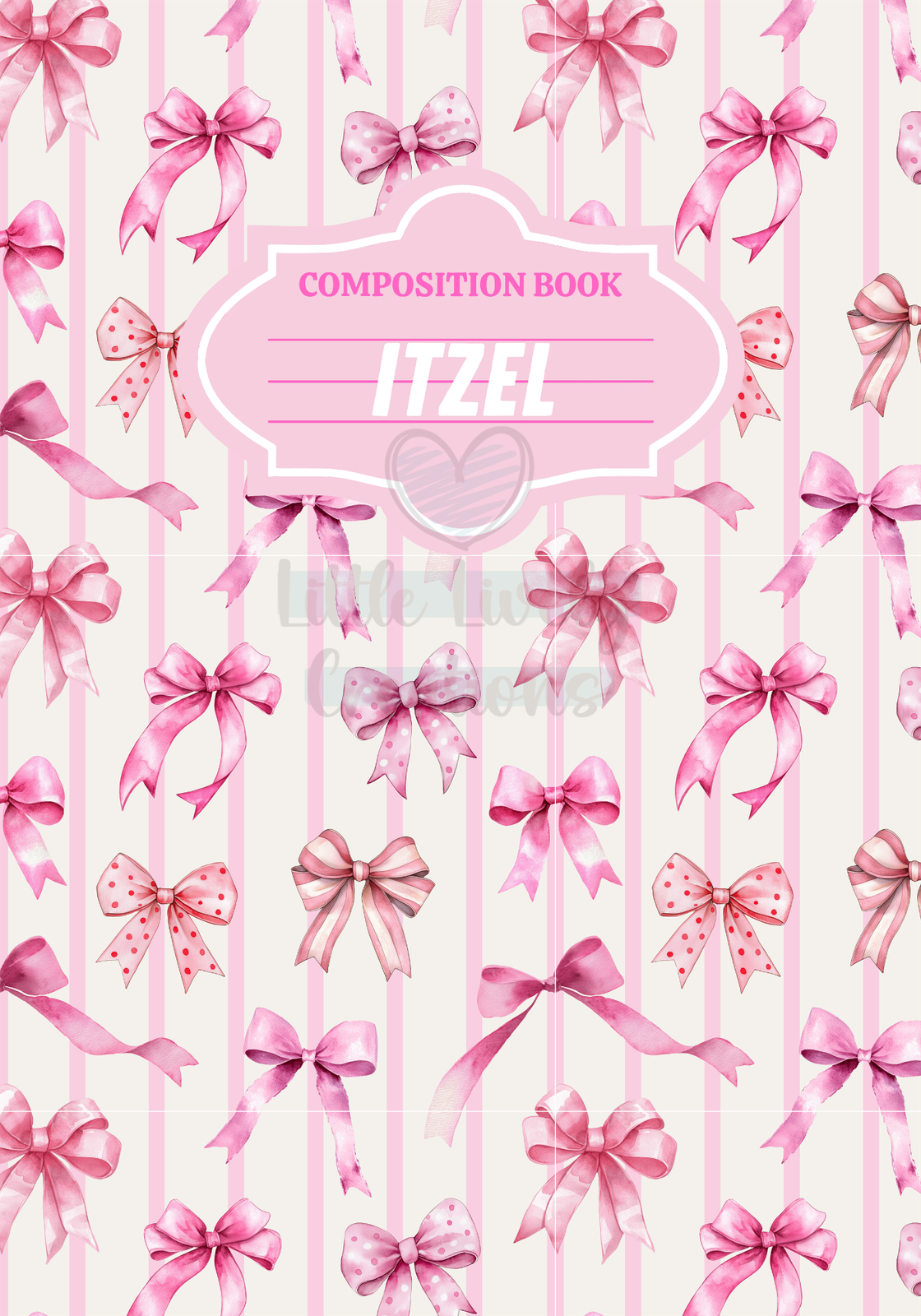 Personalized Composition Book