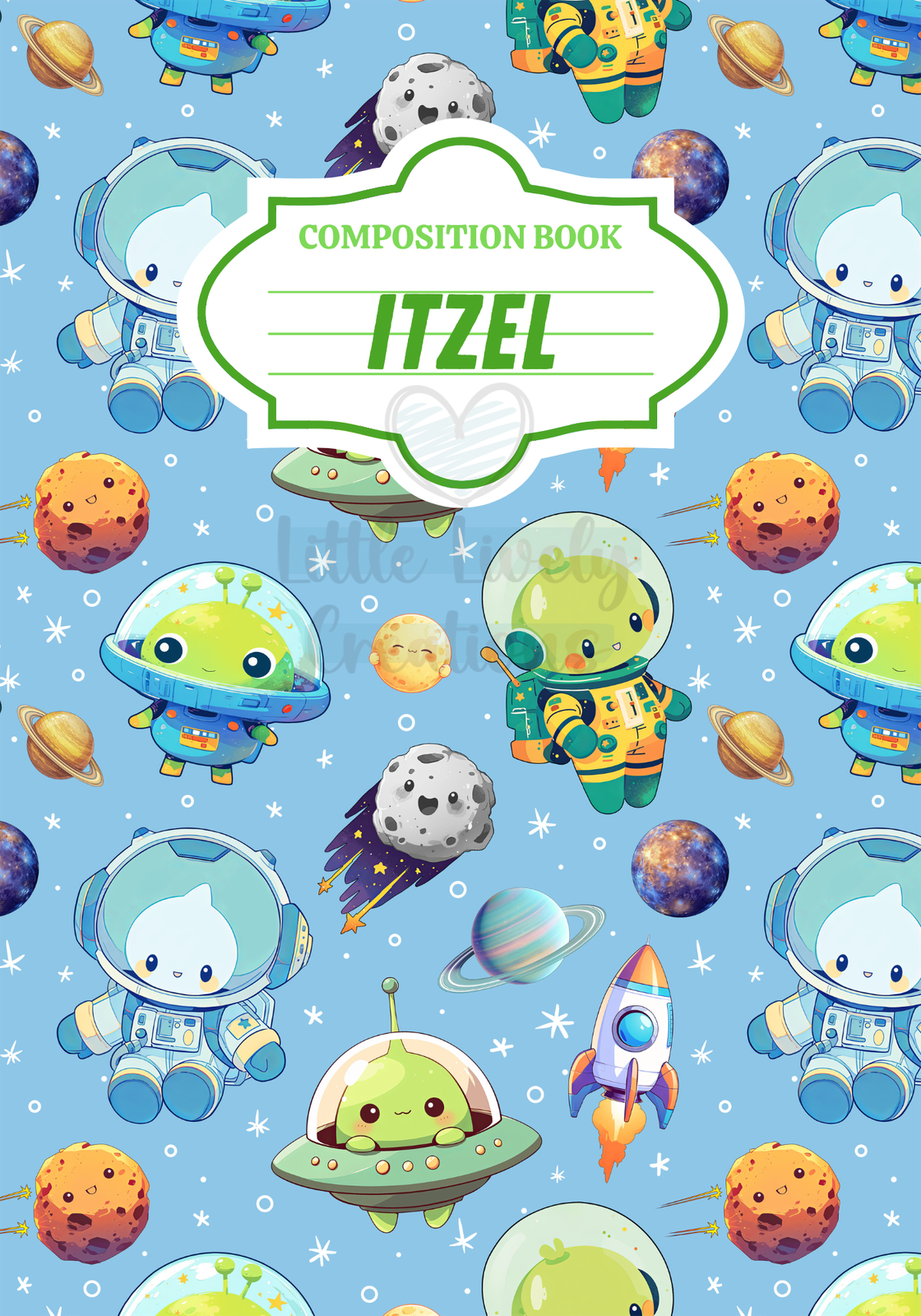 Personalized Composition Book