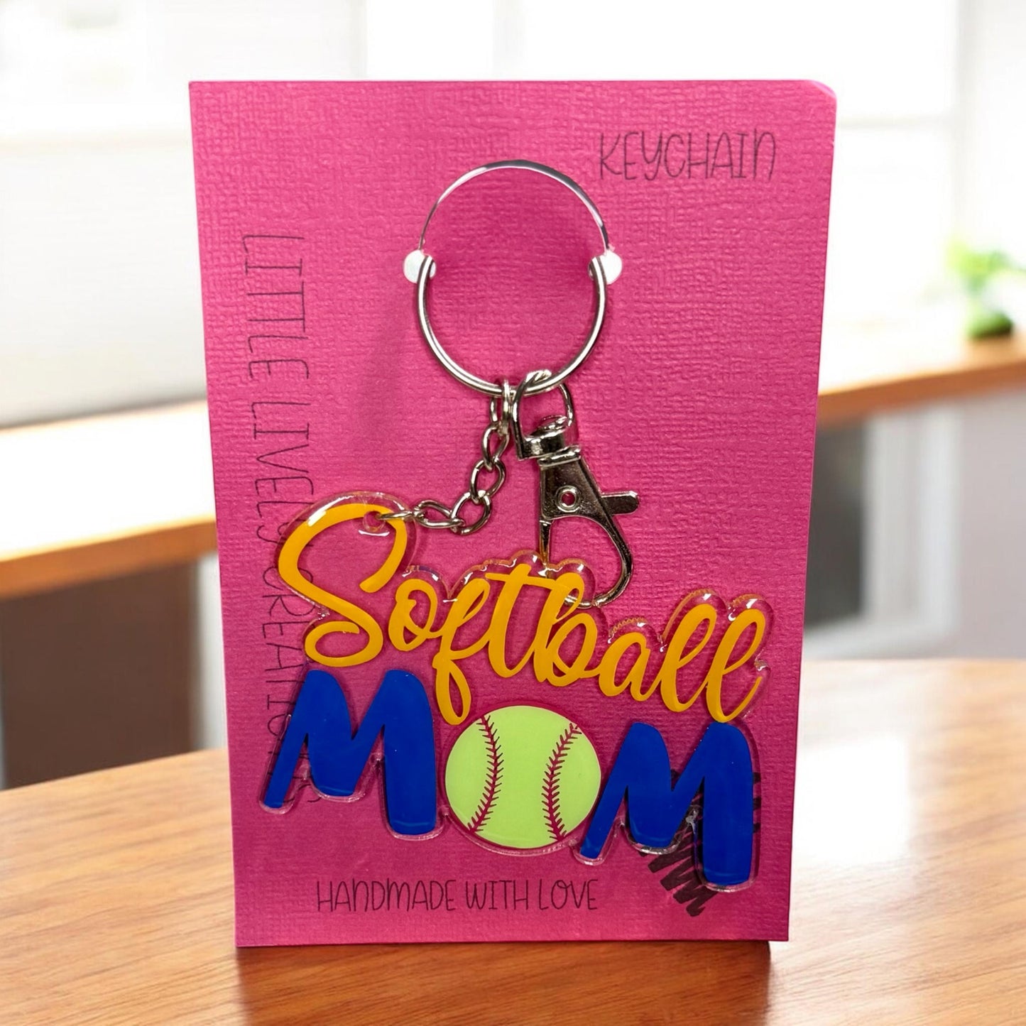 Sports Mom Keychain