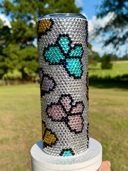 Butterfly Rhinestone Tumbler