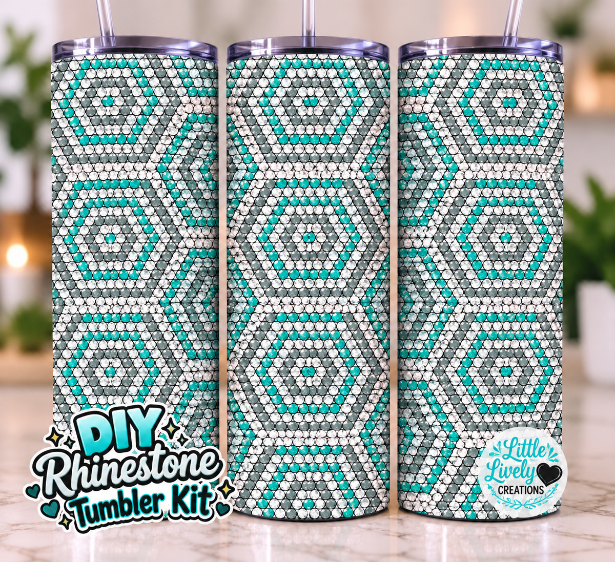 Kaleido Rhinestone Tumbler Kit