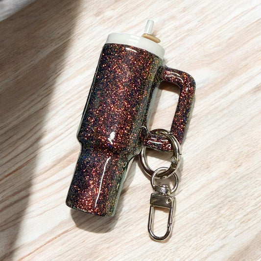 Brown Shift Mini Tumbler Chapstick Holder