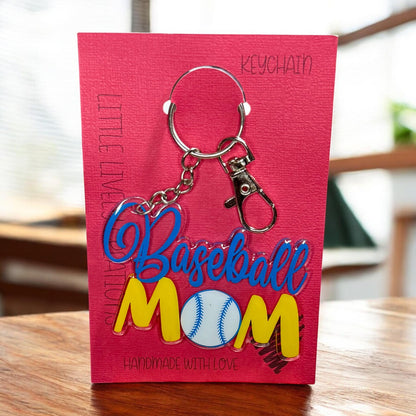Sports Mom Keychain