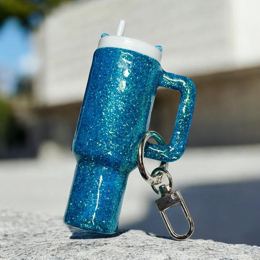 Blue Mini Tumbler Chapstick Holder