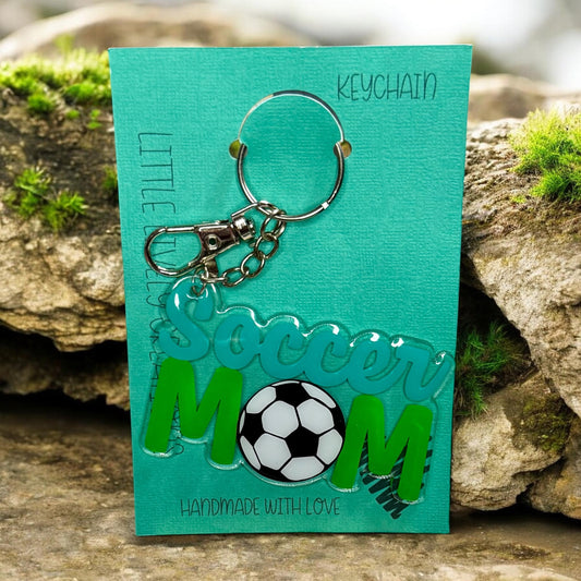 Sports Mom Keychain