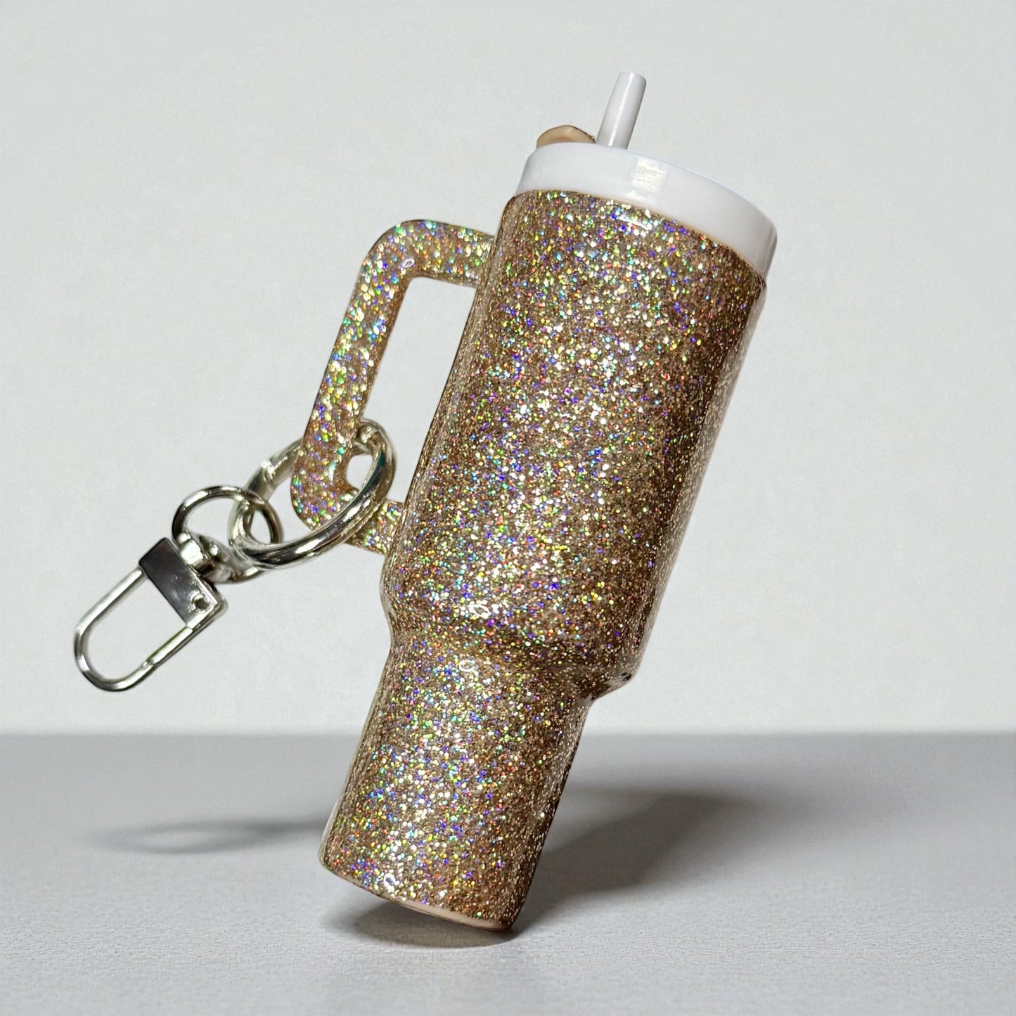 Gold Mini Tumbler Chapstick Holder