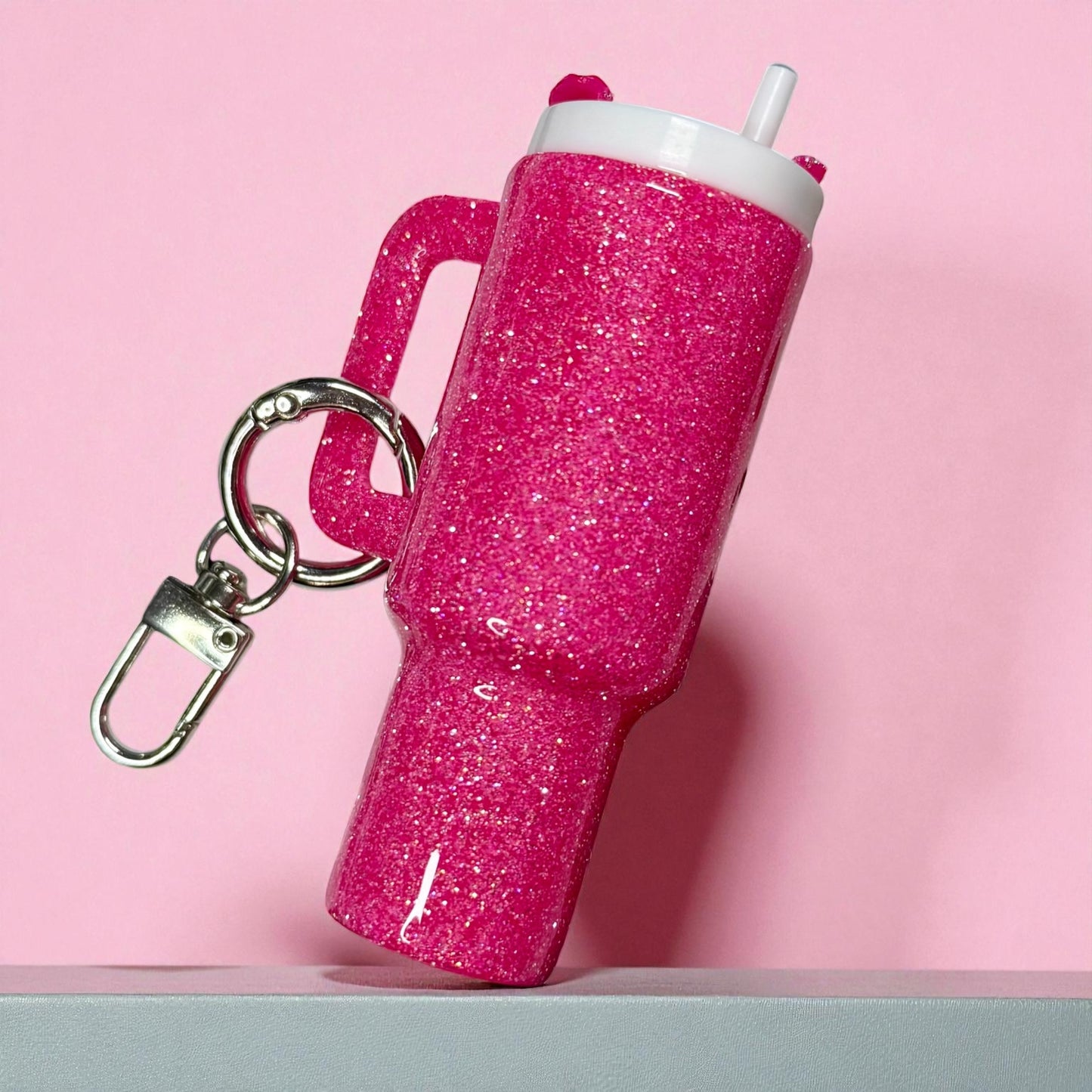 Pink Mini Tumbler Chapstick Holder