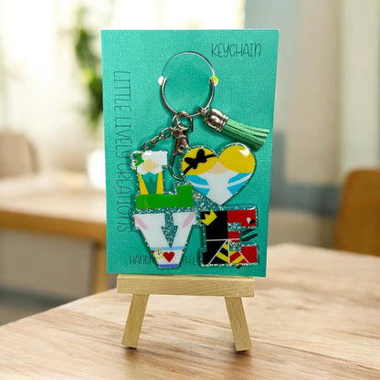 Love Character Keychains
