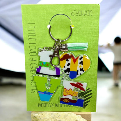 Love Character Keychains