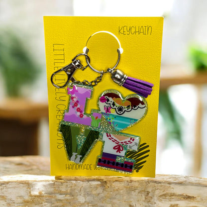 Love Character Keychains