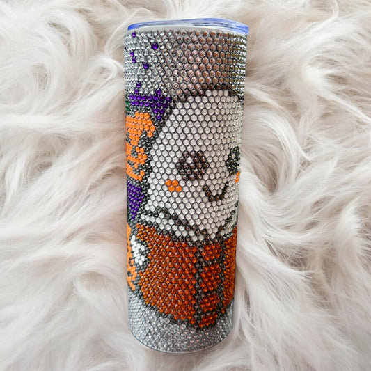 Bookish Ghost Rhinestone Tumbler