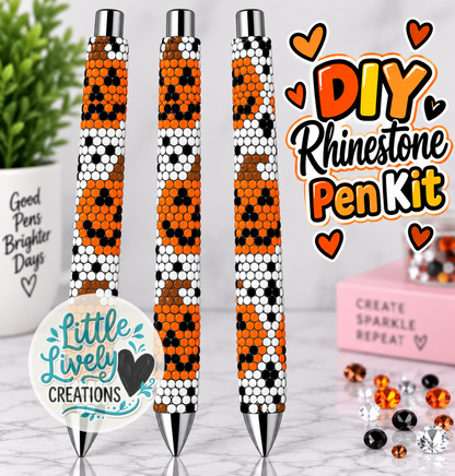 Lil' Pumpkin Rhinestone Pen Kit