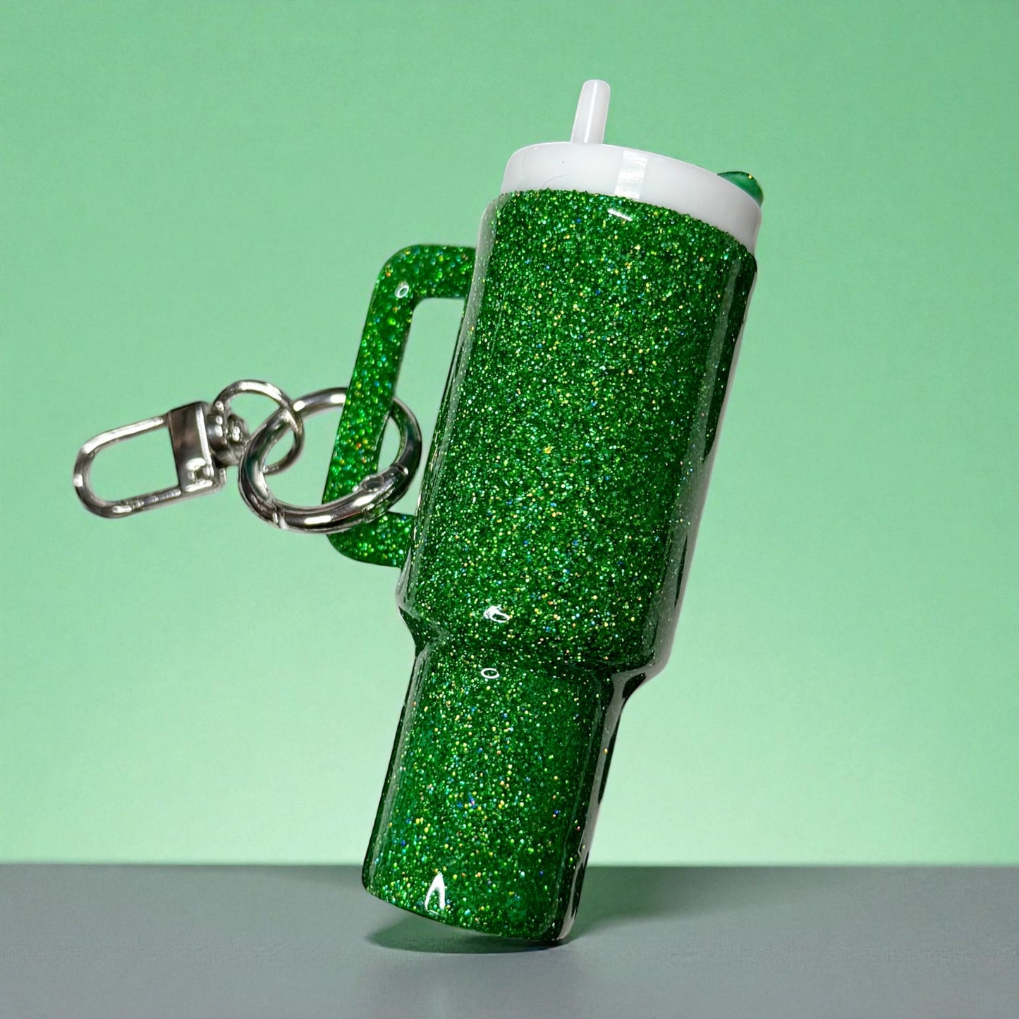 Green Mini Tumbler Chapstick Holder