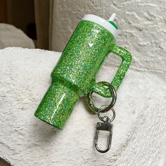 Bright Green Mini Tumbler Chapstick Holder