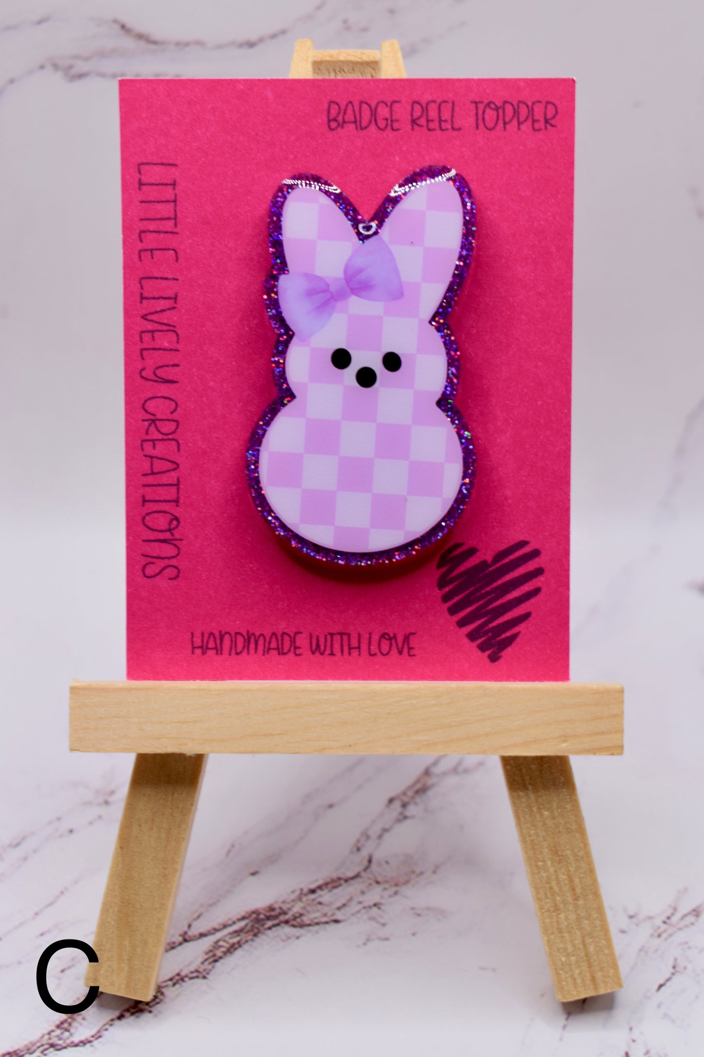 Checkered Peep Bunny