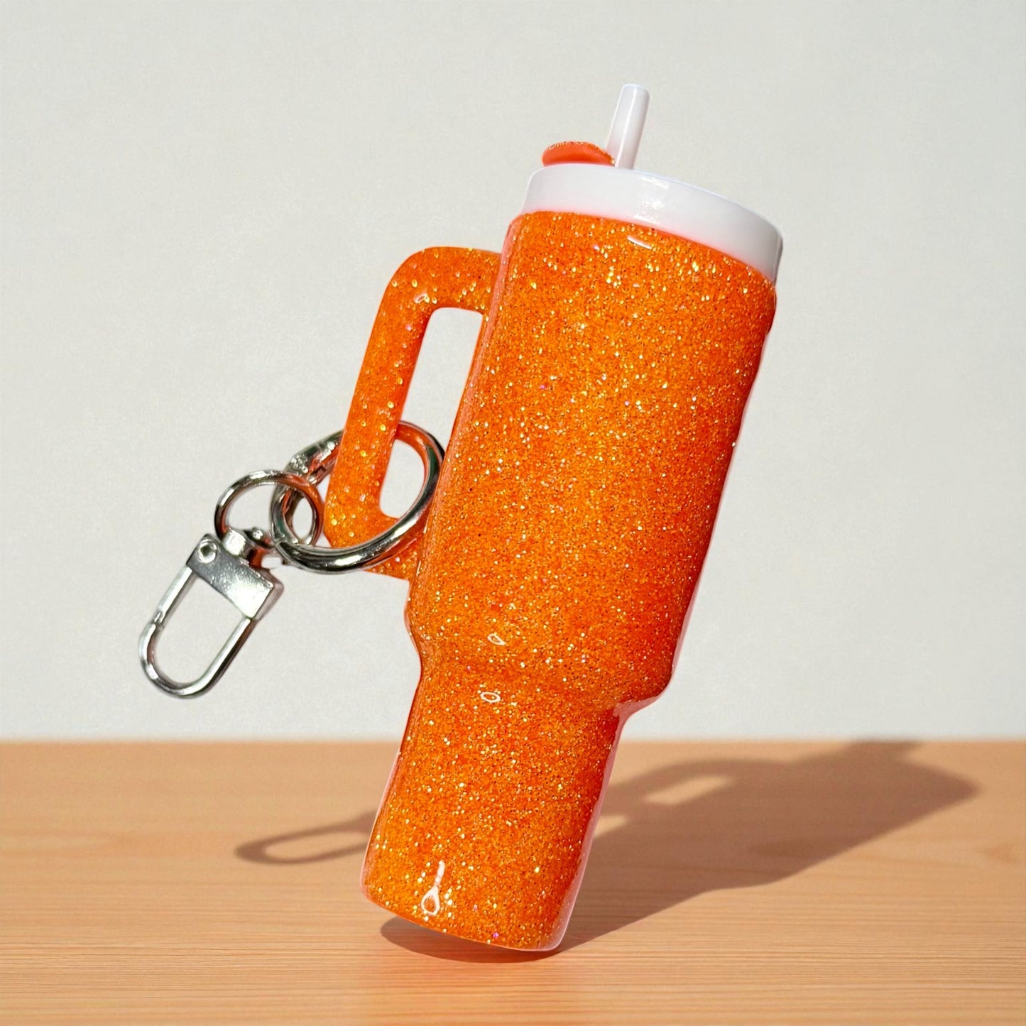 Orange Mini Tumbler Chapstick Holder