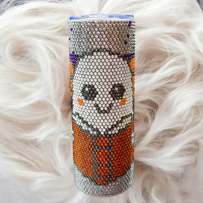 Bookish Ghost Rhinestone Tumbler