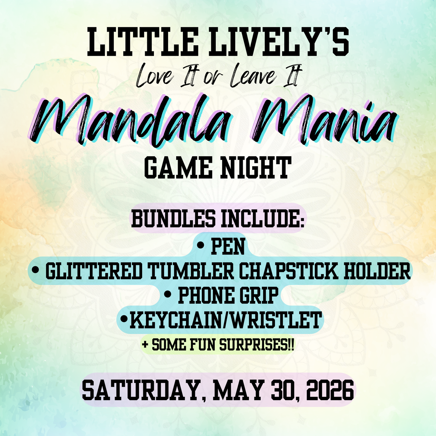 Love It or Leave It Game Night