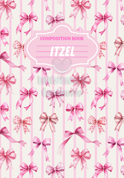 Personalized Composition Book