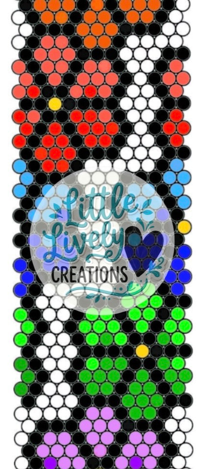 Colorful Flowers Rhinestone Pen Kit